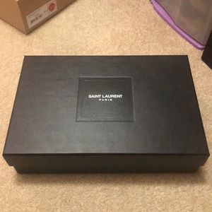 Authentic Saint Laurent empty clutch box